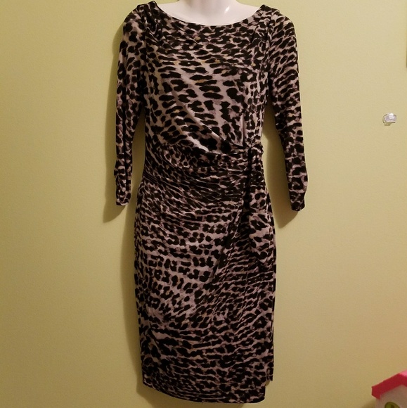 coast animal print dress